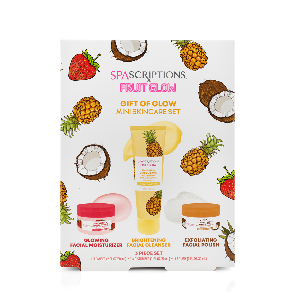 SPASCRIPTIONS Fruit Glow Gift of Glow Mini Skincare Set - 3pc Set