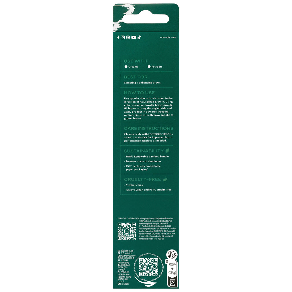 EcoTools Eyebrow Brush Duo