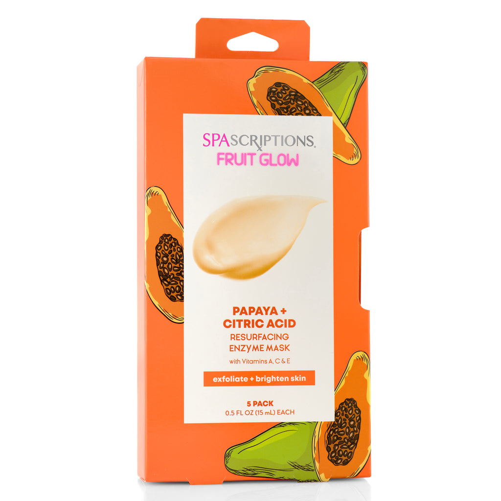 SPASCRIPTIONS Fruit Glow Papaya + Citric Acid Resurfacing Enzyme Mask