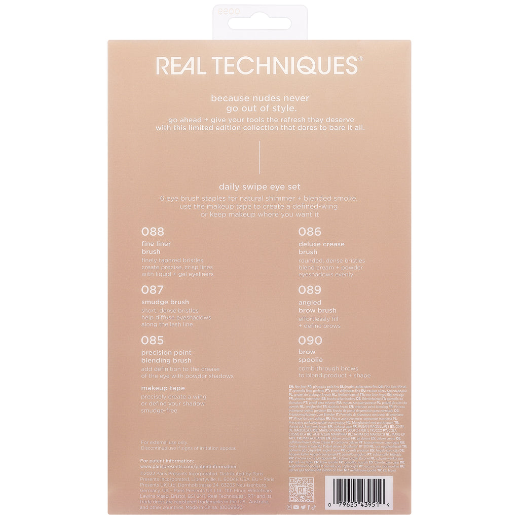 Real Techniques New Nudes Daily Swipe Eye Set