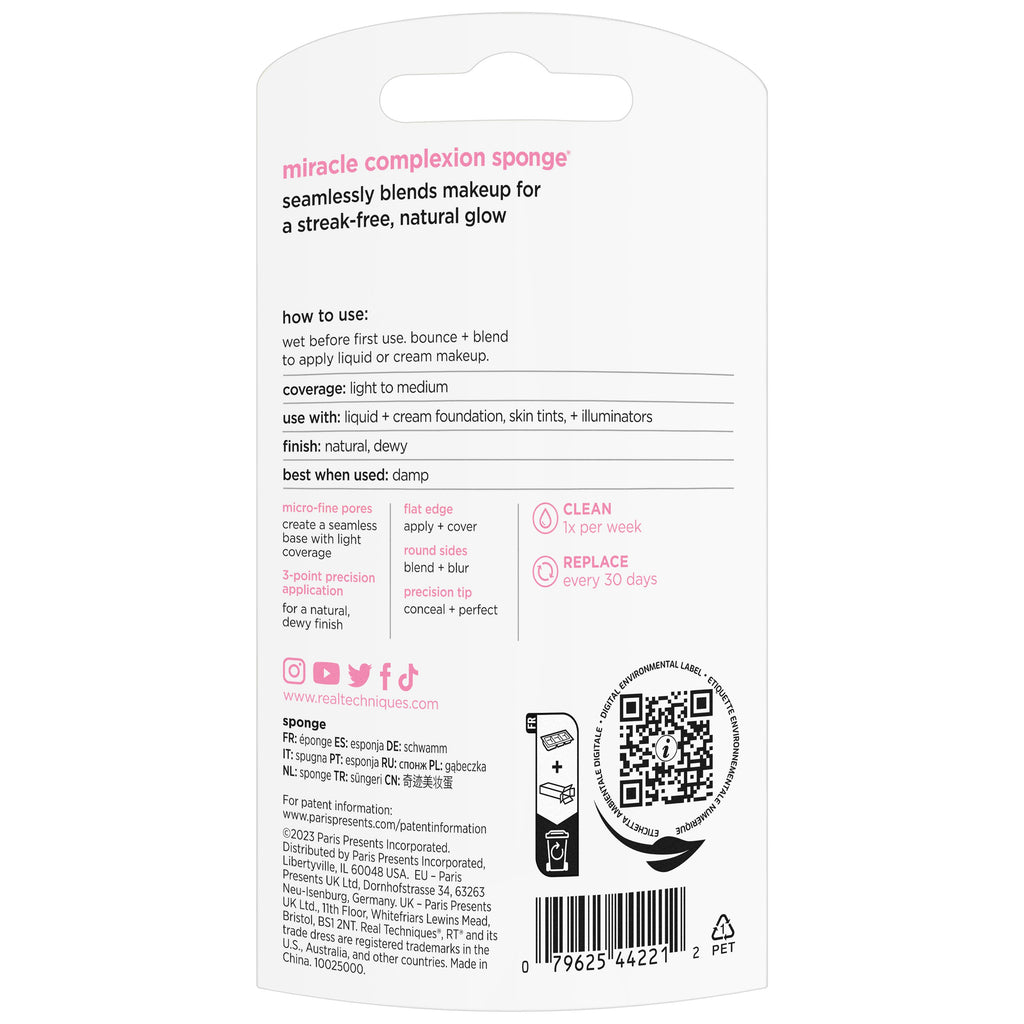 Real Techniques Sunrise To Sunset Miracle Complexion Sponge
