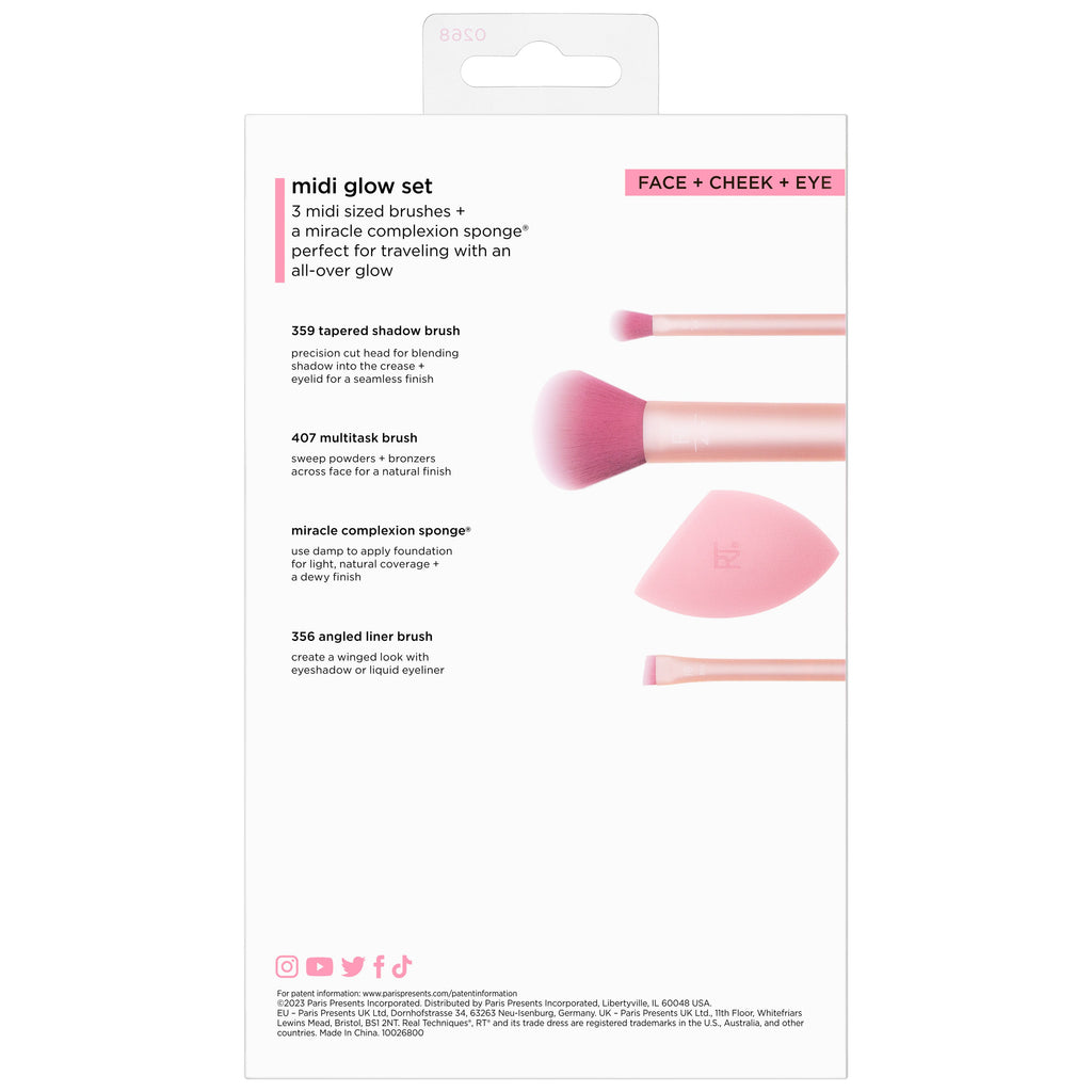 Real Techniques Sunrise To Sunset Midi Glow Set