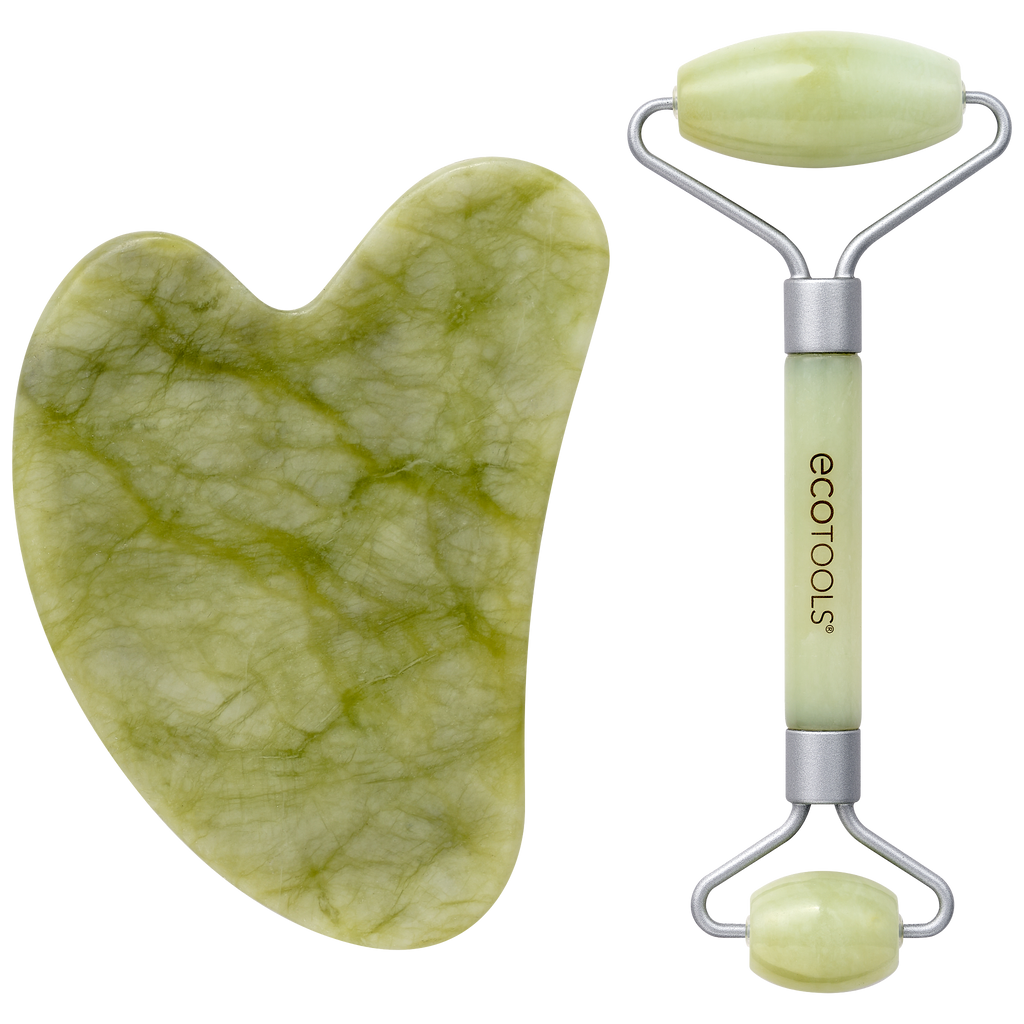 EcoTools Jade Roller & Gua Sha Stone Duo