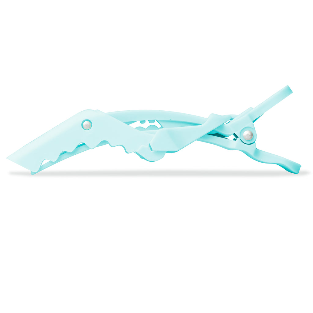 Salon Concepts Mega-Grip Crocodile Section Clips Pastel 24pc