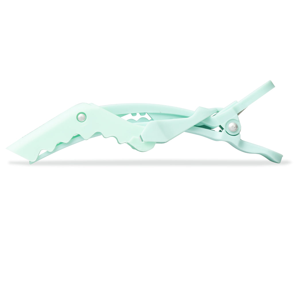 Salon Concepts Mega-Grip Crocodile Section Clips Pastel 24pc