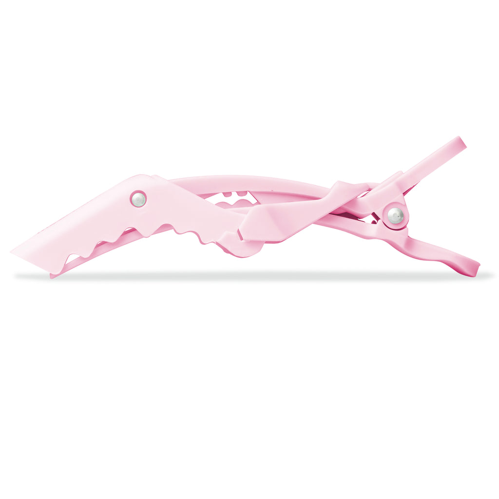 Salon Concepts Mega-Grip Crocodile Section Clips Pastel 24pc