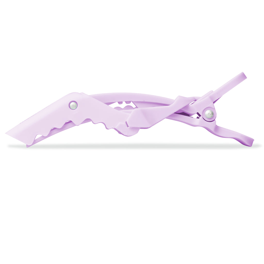 Salon Concepts Mega-Grip Crocodile Section Clips Pastel 24pc