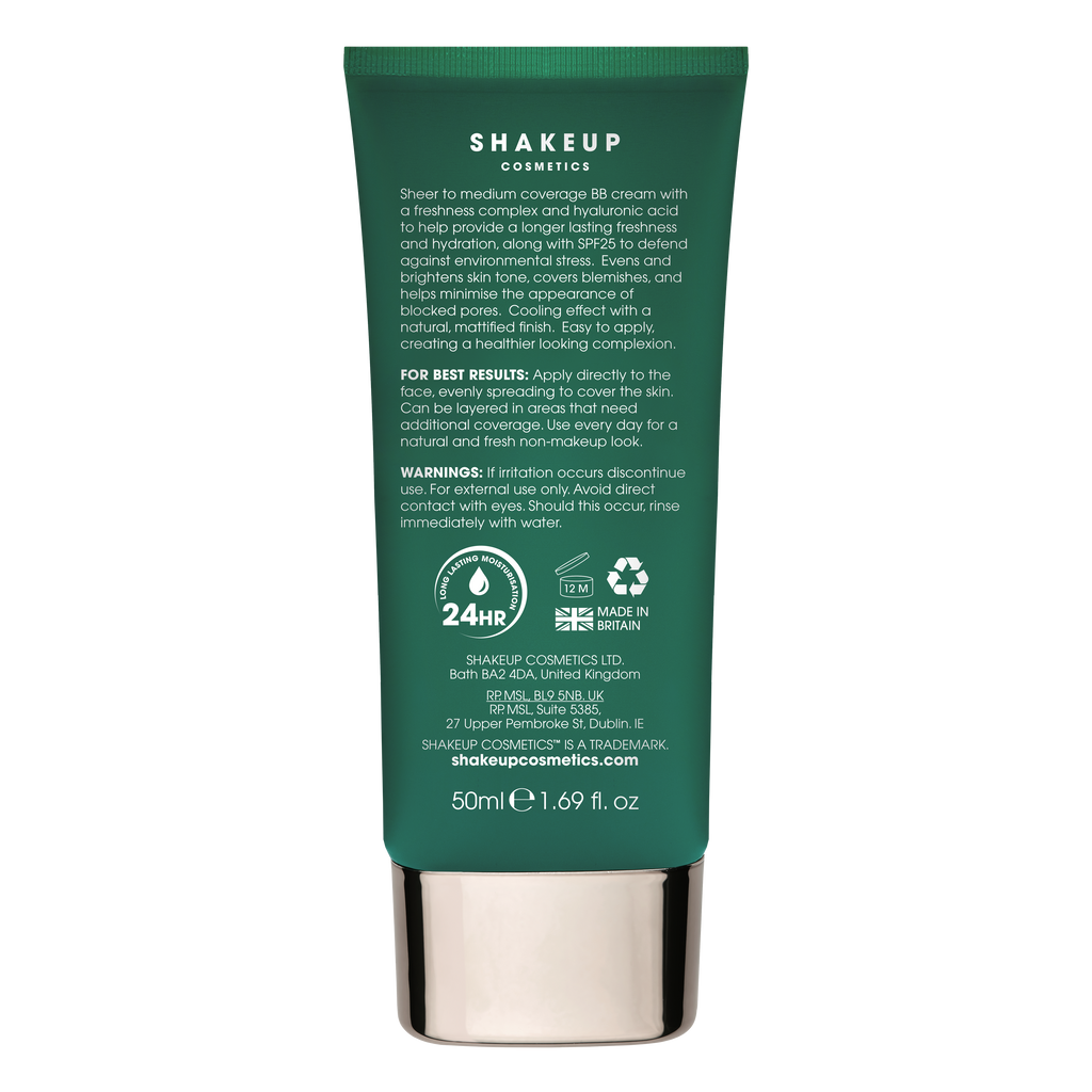 Shakeup Cosmetics BB Tinted Moisturiser 50ml (Medium Shade)