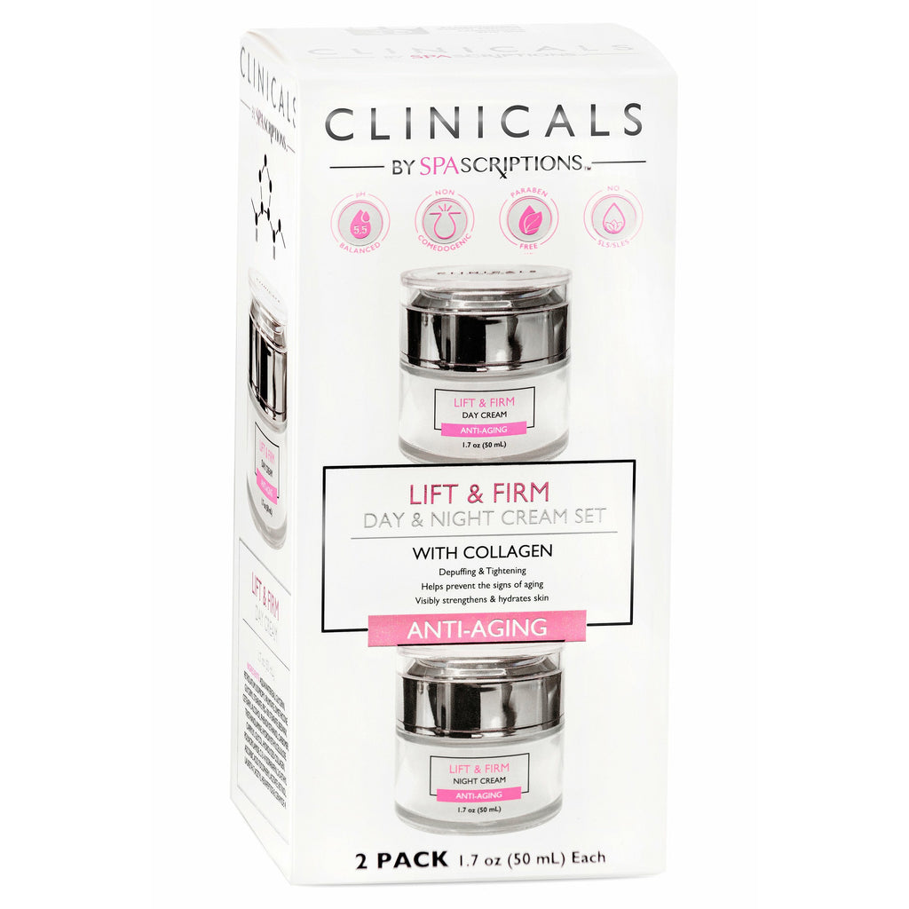 SPASCRIPTIONS CLINICALS LIFT & FIRM DAY & NIGHT CREAM SET 2x50ML