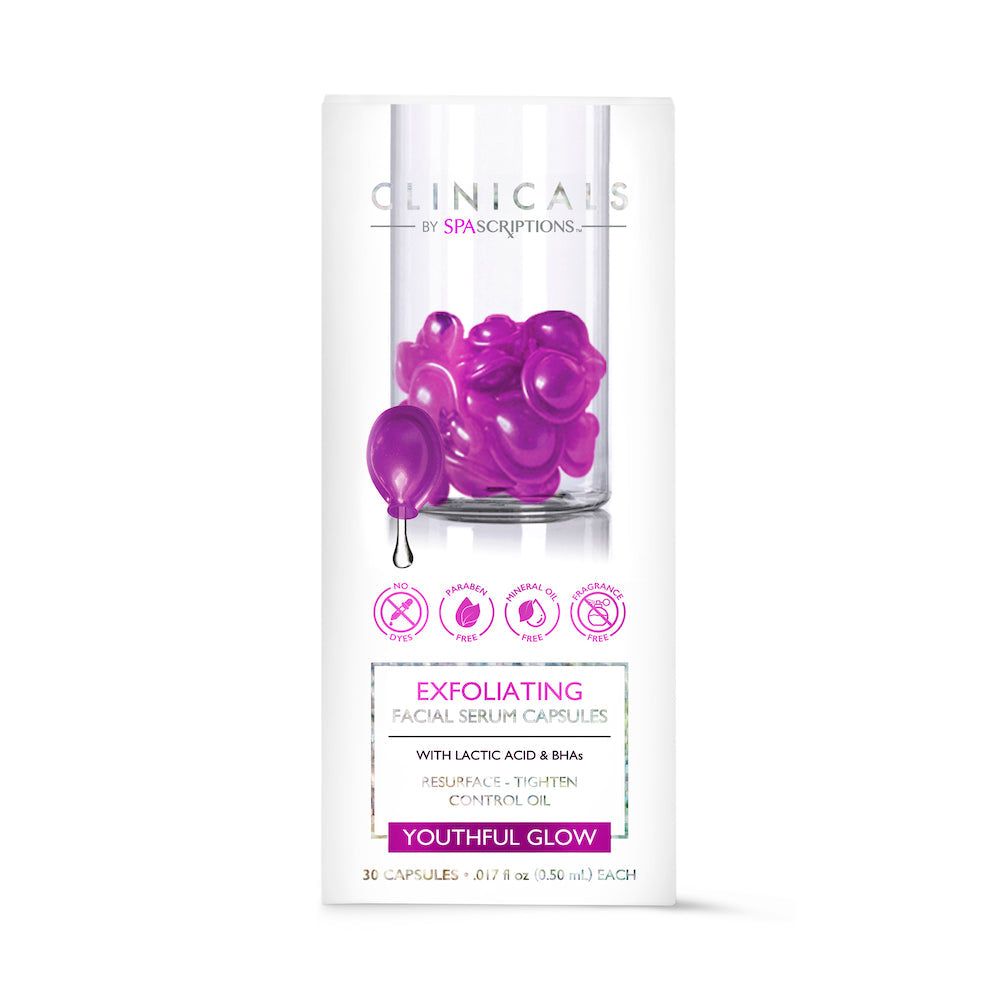 SPASCRIPTIONS Clinicals Exfoliating Facial Serum Capsules 30x0.5 ml
