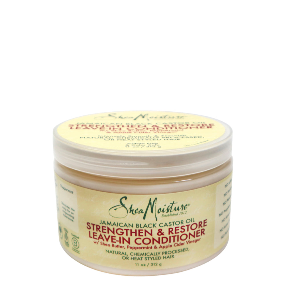 Sheamoisture Jamaican black castor oil strengthen & restore leave-in conditioner