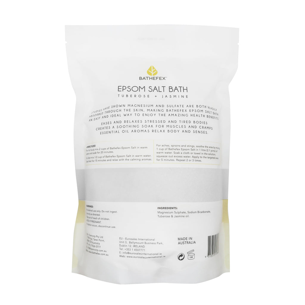 Bathefex Epsom Salt - Tuberose + Jasmine 1.4kg