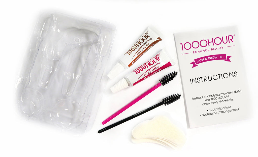 1000HOUR PLANT EXTRACT Lash & Brow Dye Kit - Medium Brown