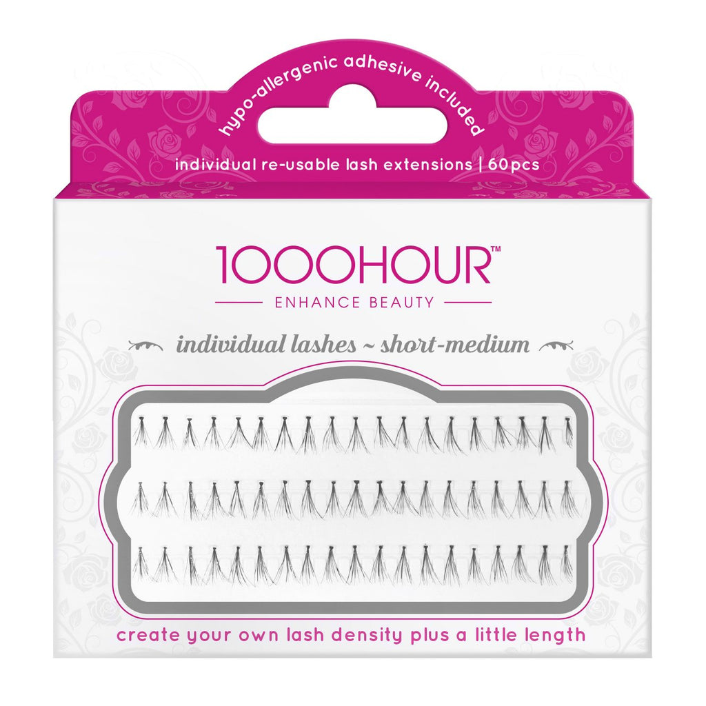 1000HOUR Individual Lashes - Short-Medium