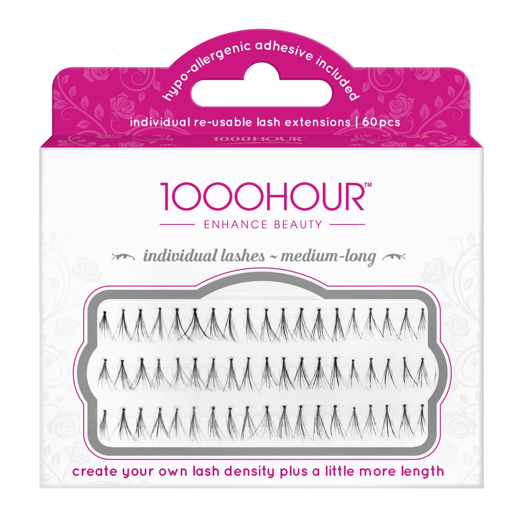 1000HOUR Individual Lashes - Medium-Long