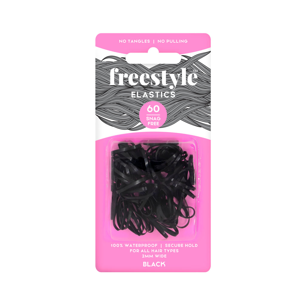 Freestyle Snag Free Elastics 2mm - Black