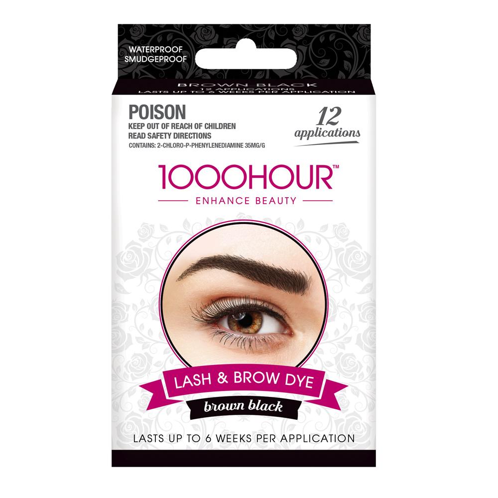 1000HOUR Lash & Brow Dye Kit Brown Black