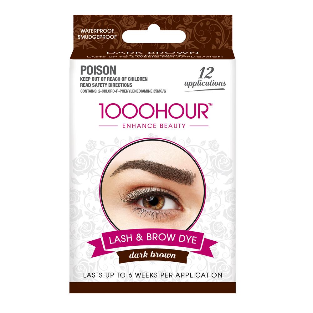 1000HOUR Lash & Brow Dye Kit Dark Brown