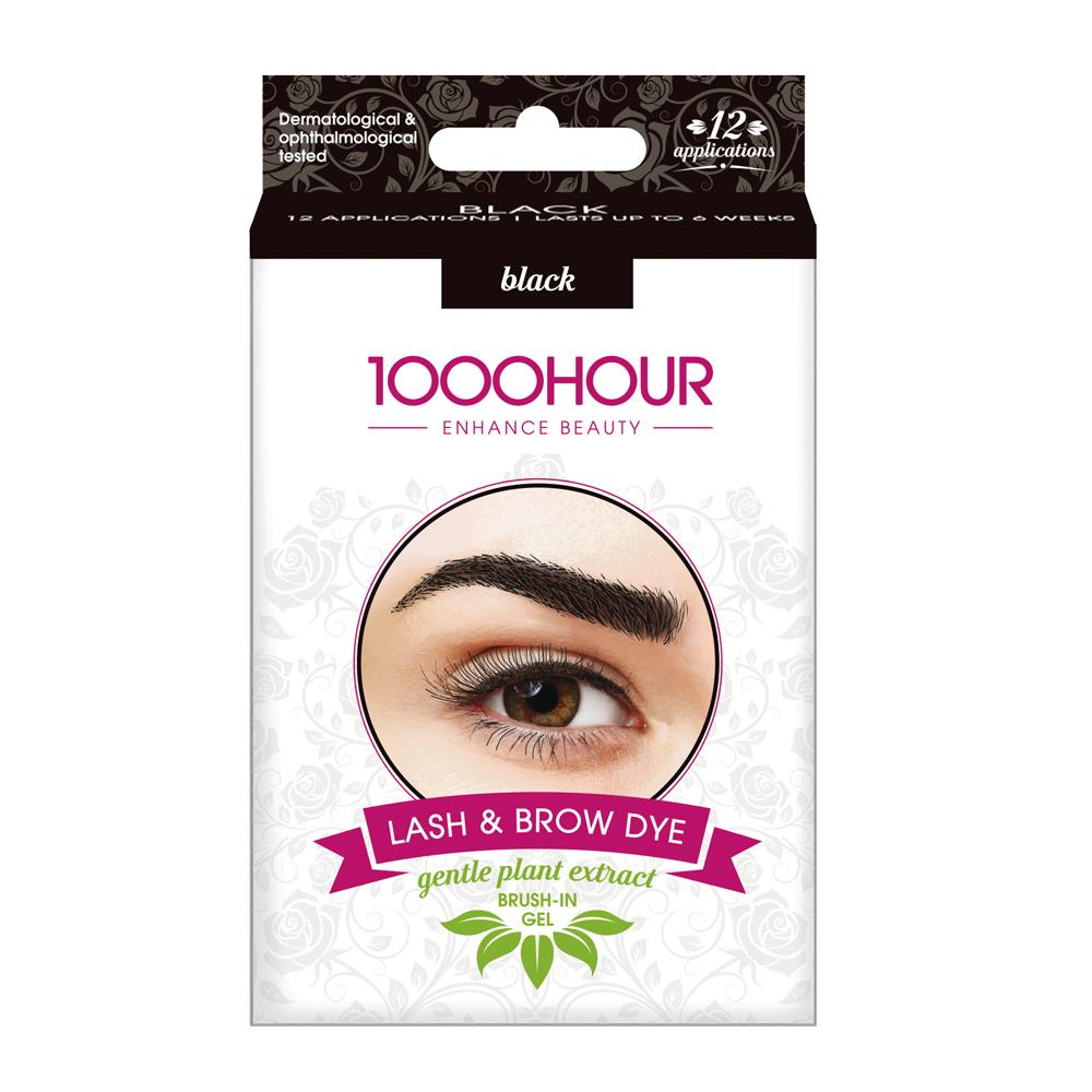 1000HOUR Plant Extract Lash & Brow Dye Kit - Black