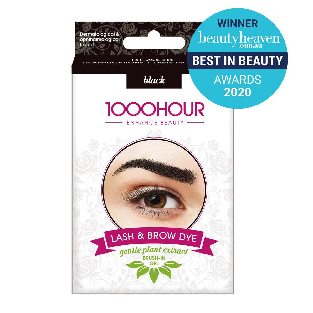 1000HOUR Plant Extract Lash & Brow Dye Kit - Black