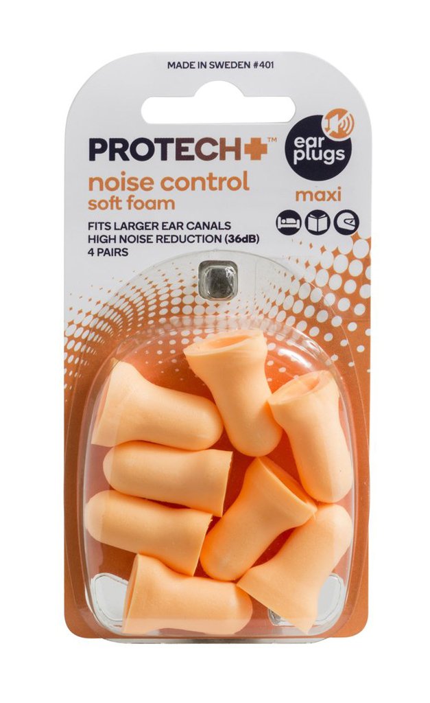 Protech Ear Plugs Noise Control Soft Foam - Maxi