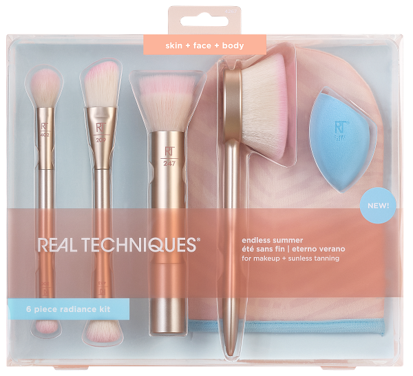 REAL TECHNIQUES ENDLESS SUMMER 6 PIECE RADIANCE KIT