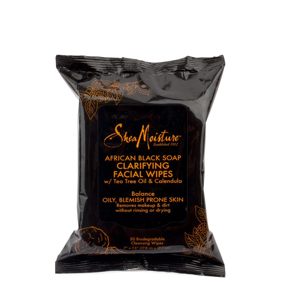 African Black Soap Clarifying Facial Wipes