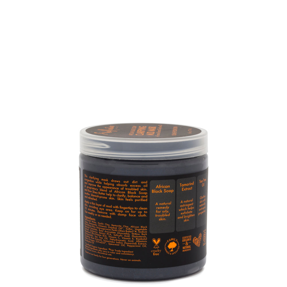 African Black Soap Clarifying Mud Mask