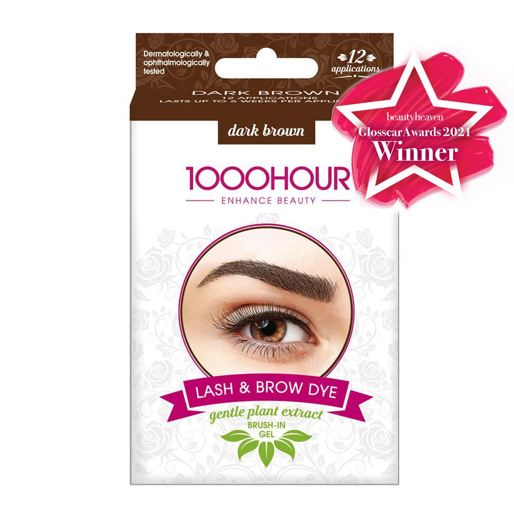 1000HOUR PLANT EXTRACT Lash & Brow Dye Kit - Dark Brown