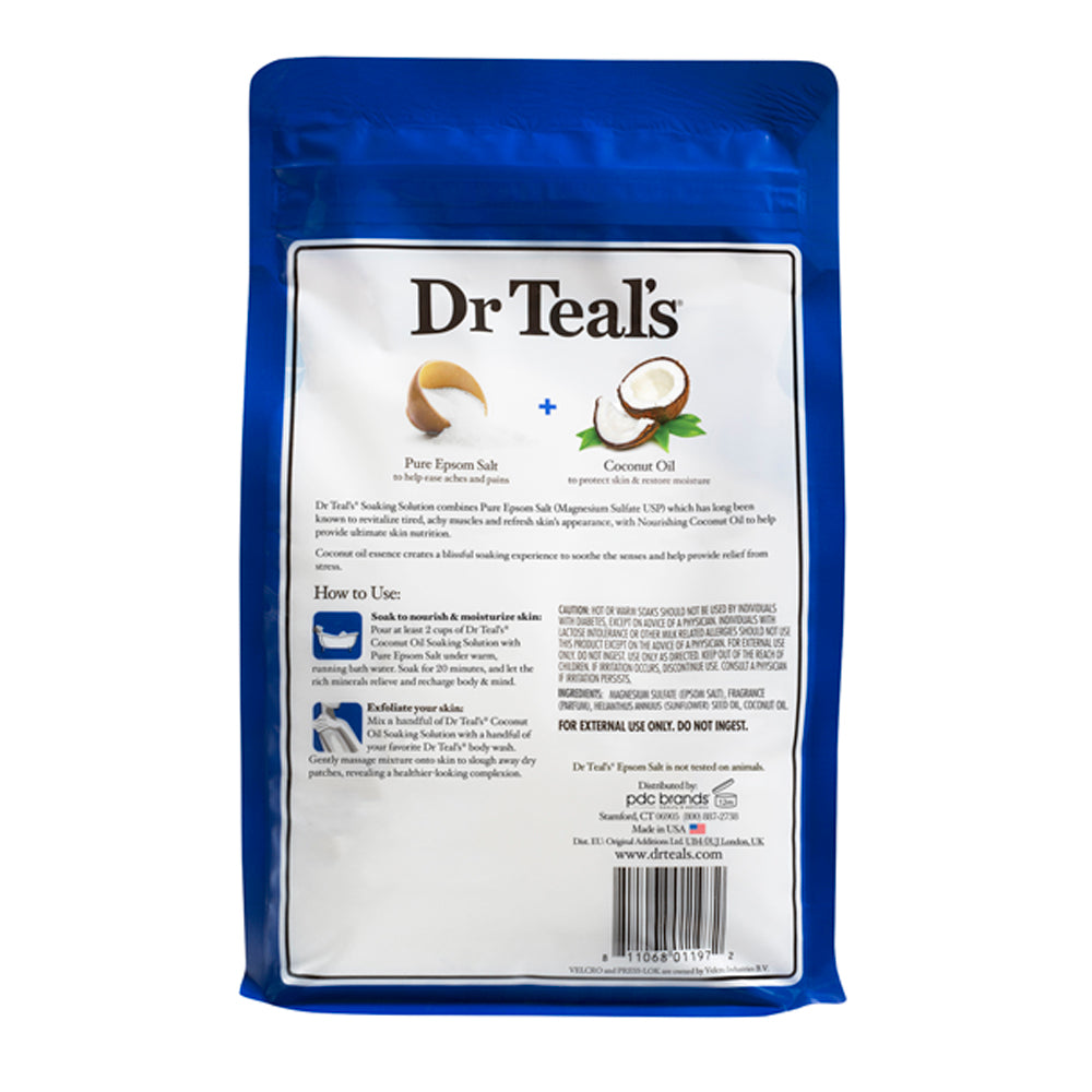 Dr Teals Epsom Salt Coconut Oil Soaking Solution 