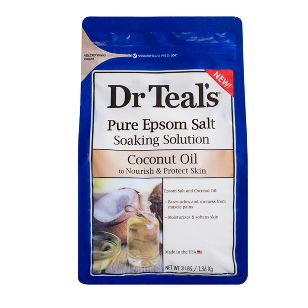 Dr Teals Epsom Salt Coconut Oil Soaking Solution 