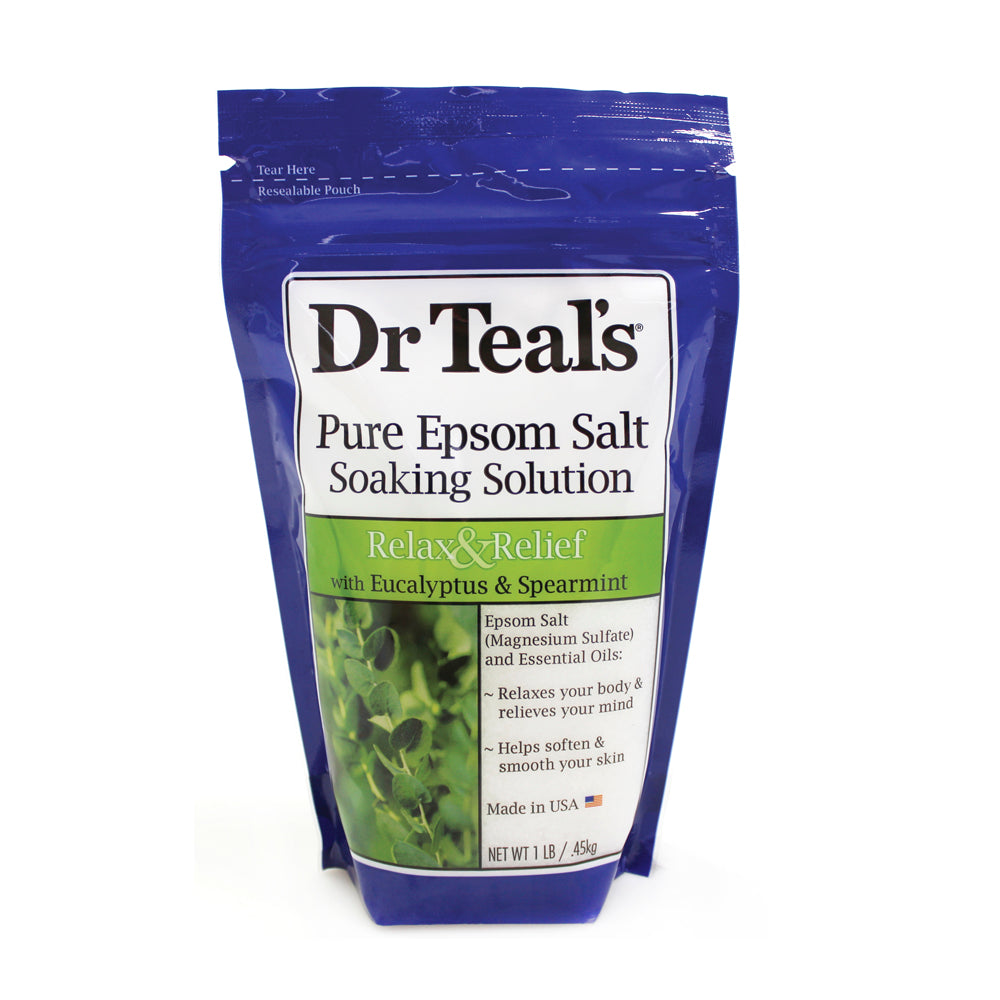 Dr Teals Epsom Salt Eucalyptus Spearmint Soaking Solution Small
