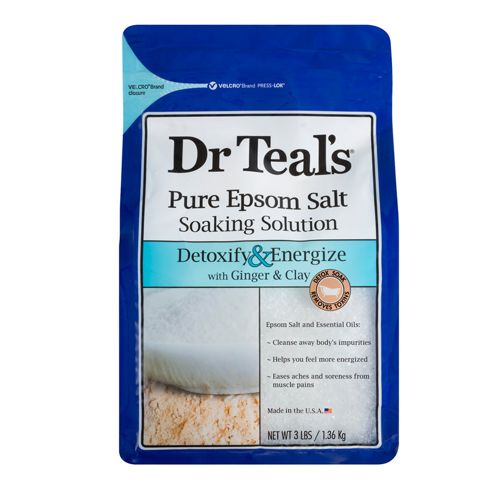 Dr Teals Epsom Salt Ginger & Clay Soaking Solution