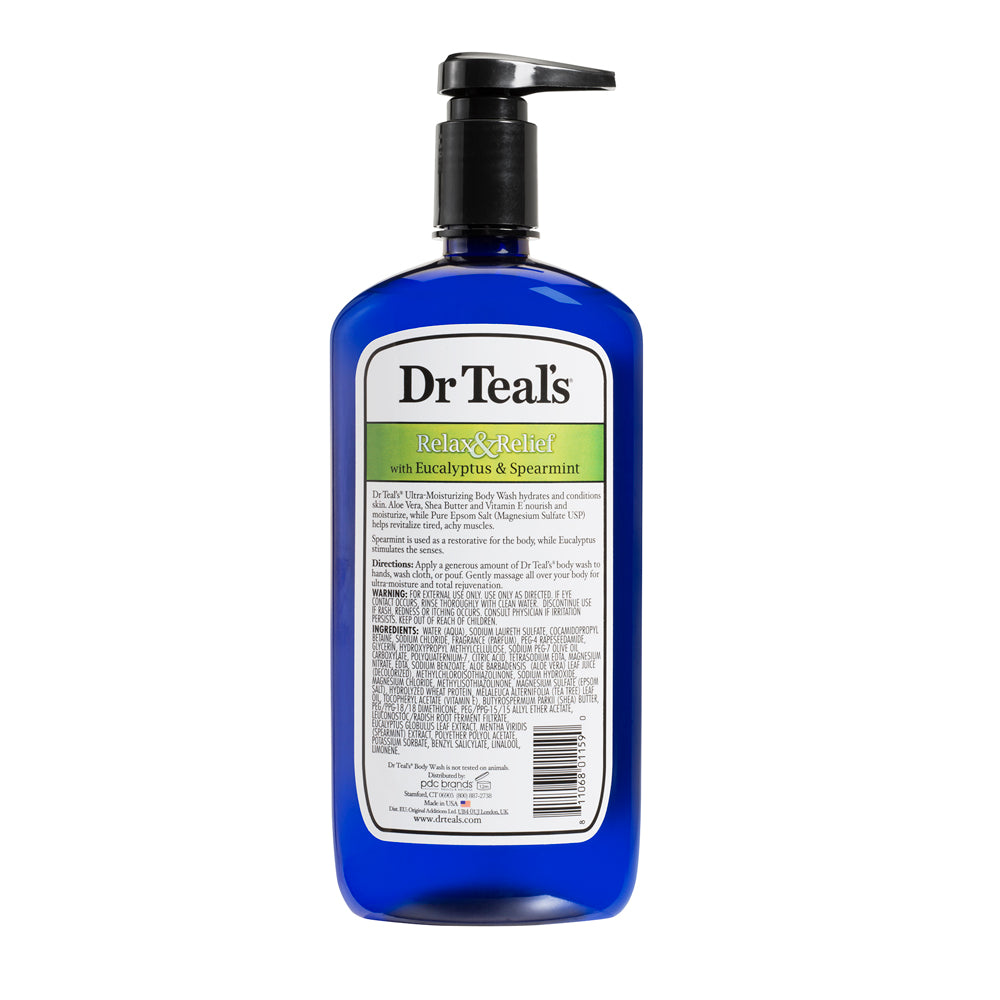 Dr Teals Eucalyptus Spearmint Epsom Salt Body Wash