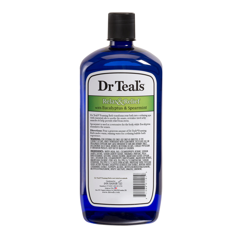 Dr Teals Eucalyptus Spearmint Epsom Salt Foaming Bath
