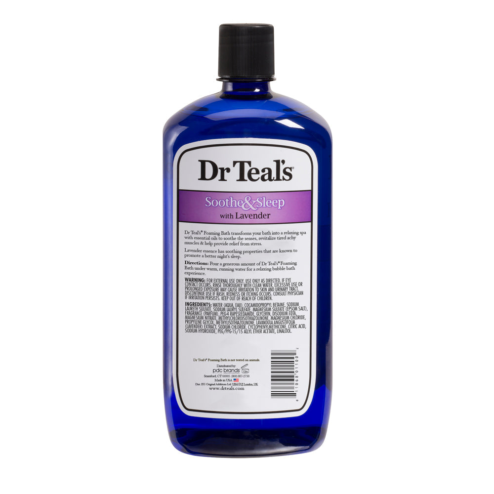 Dr Teals Lavender Epsom Salt Foaming Bath