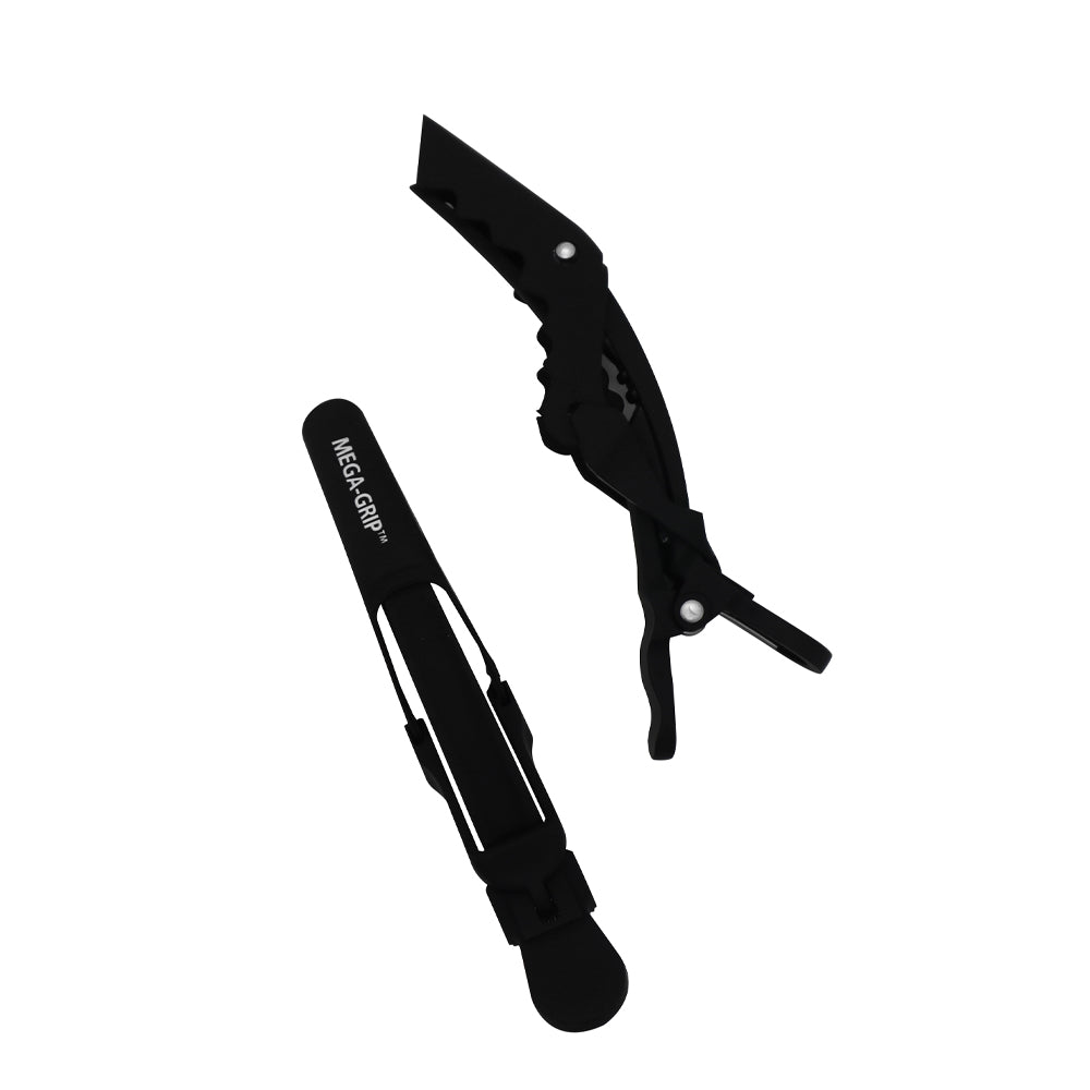 Salon Concepts Mega Grip Clips- Black 24pc