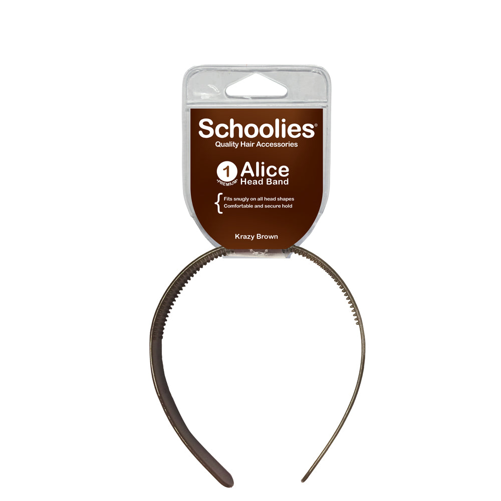 Schoolies Alice Head Band - Krazy brown