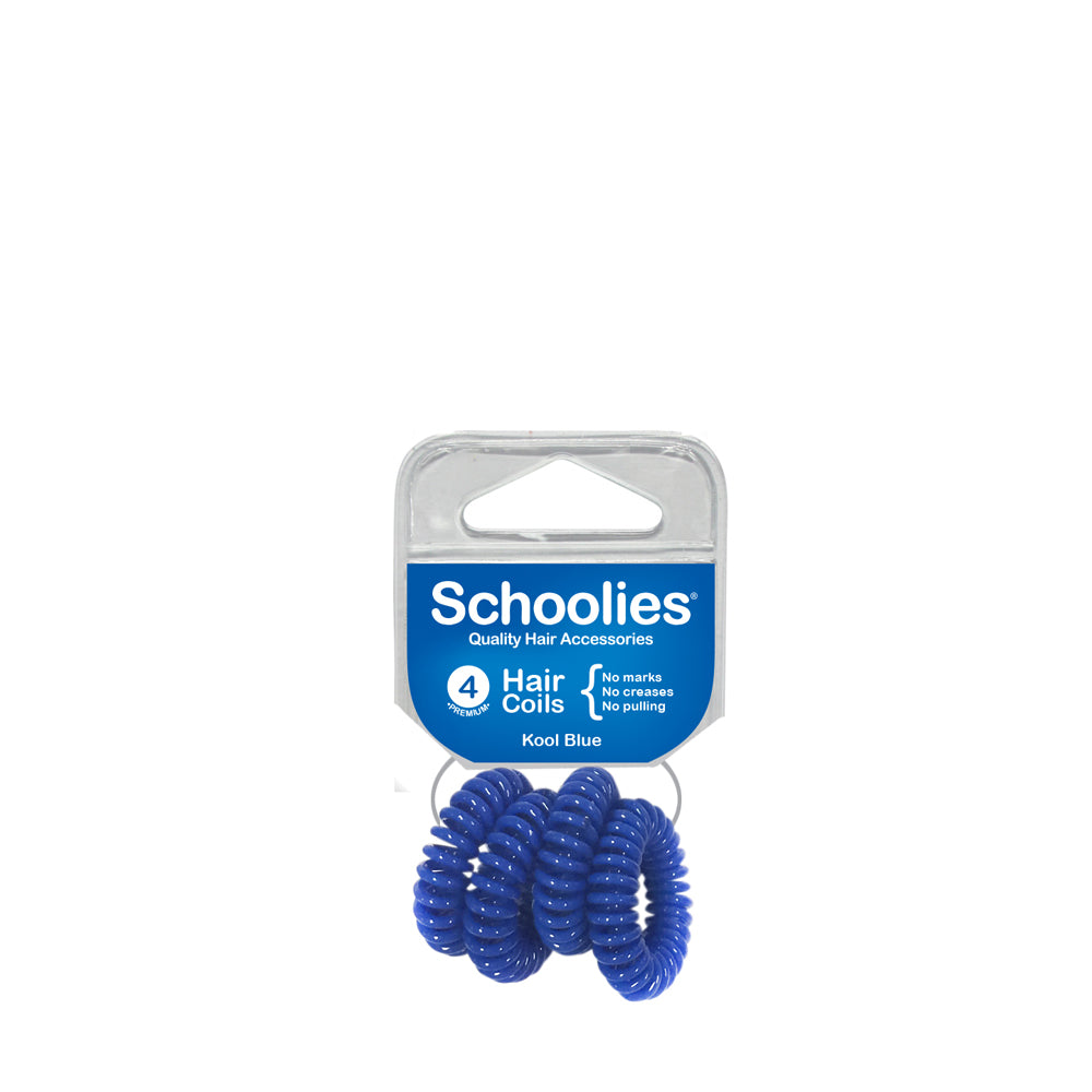 Schoolies Hair Coils - Kool Blue