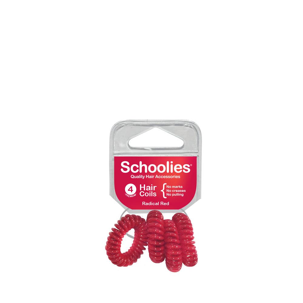 Schoolies Hair Coils - Radical Red