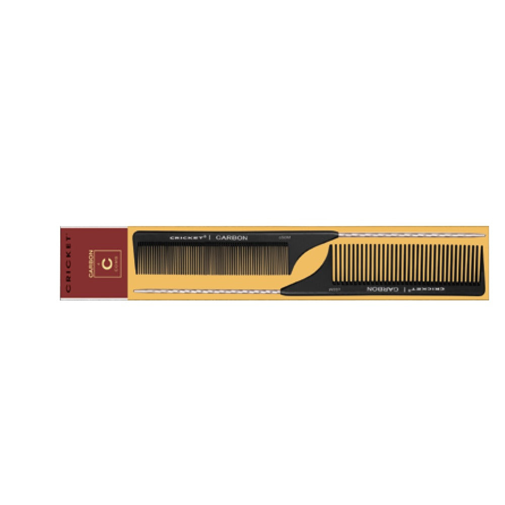 Cricket Carbon Metal Tail comb Duo pack