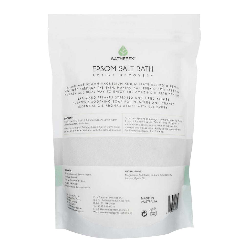 Bathefex Epsom Salt - Active Recovery 1.4kg